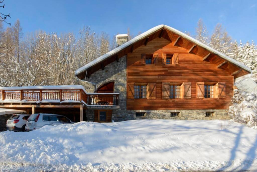 Mont Milo, Spacieux, 5Ch, Sauna, Billard, Babyfoot, Borne De Recharge Electrique Briancon  Luaran gambar