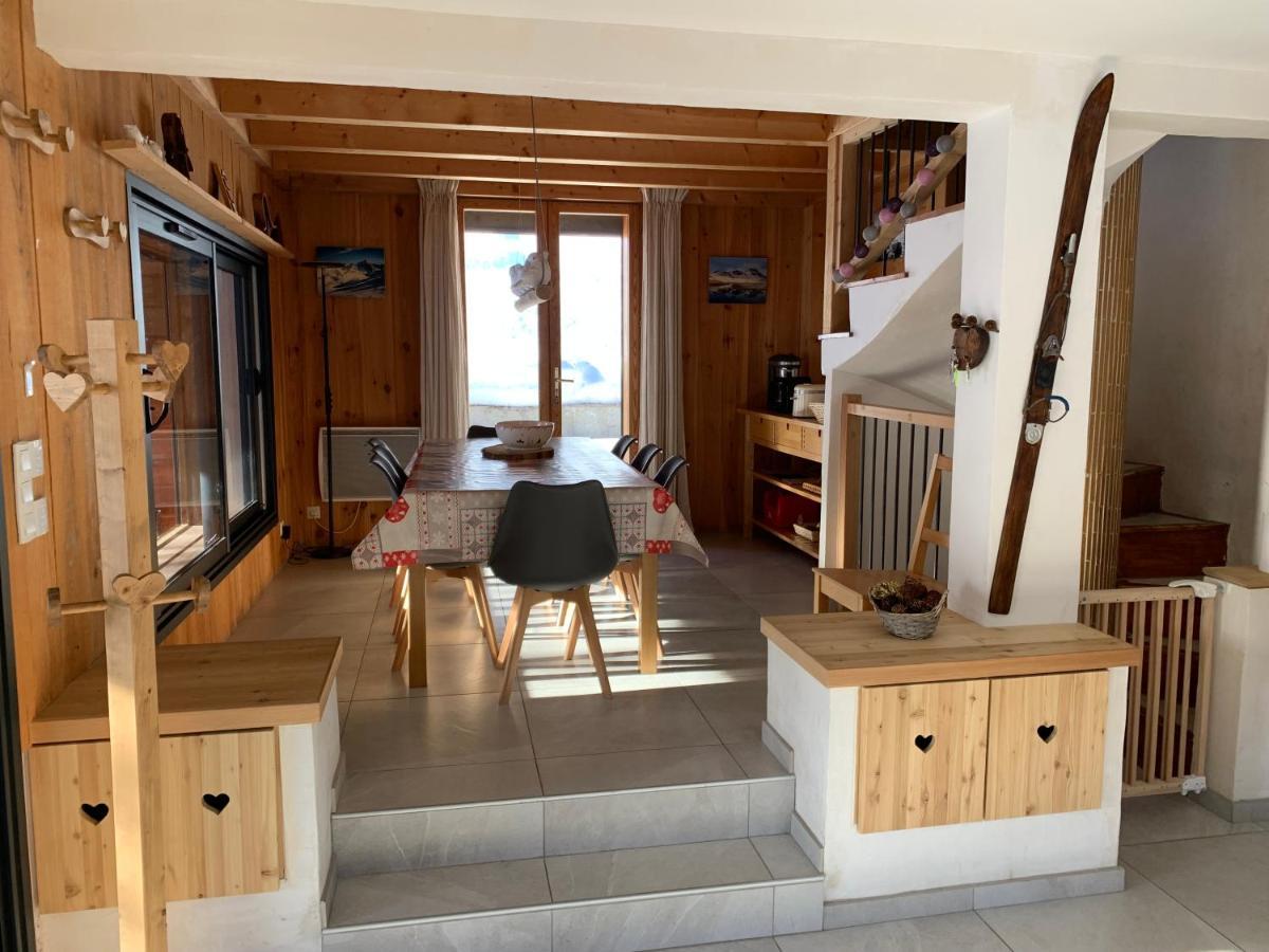 Mont Milo, Spacieux, 5Ch, Sauna, Billard, Babyfoot, Borne De Recharge Electrique Briancon  Luaran gambar